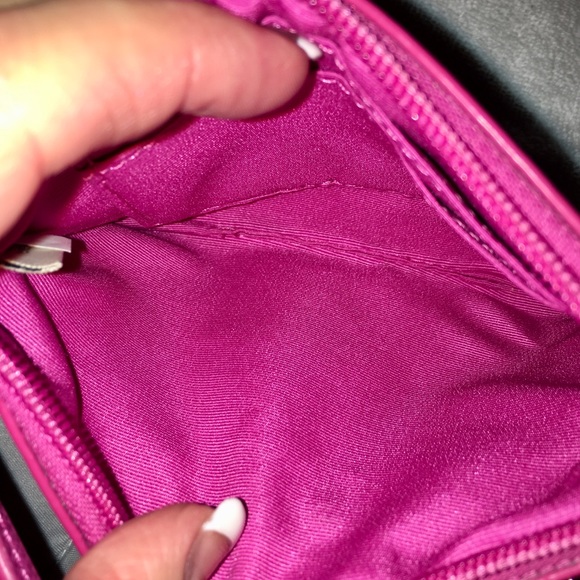 NWOT Pretty in Pink Coach Wristlet. Cute pink bow. - Picture 5 of 7
